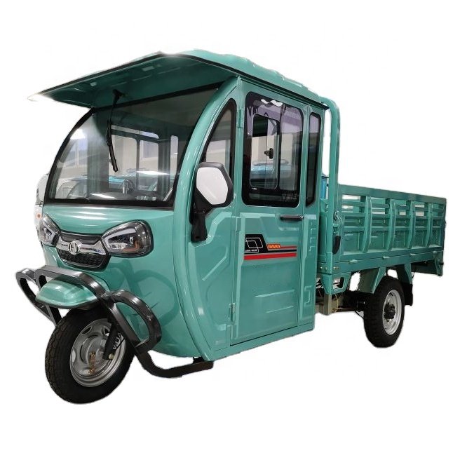 High Quality Scooter Three Wheeler Motorized Cargo Truck for Farm Usage Electric Popular Goods Delivery Tricycle